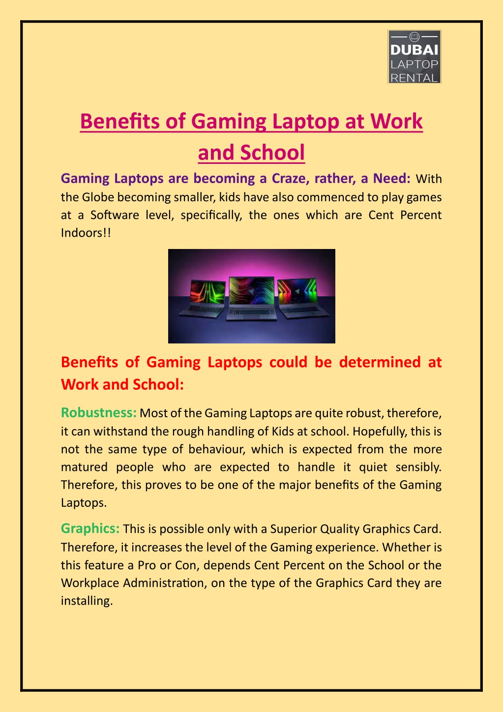 benefits of gaming laptop at work and school l.w