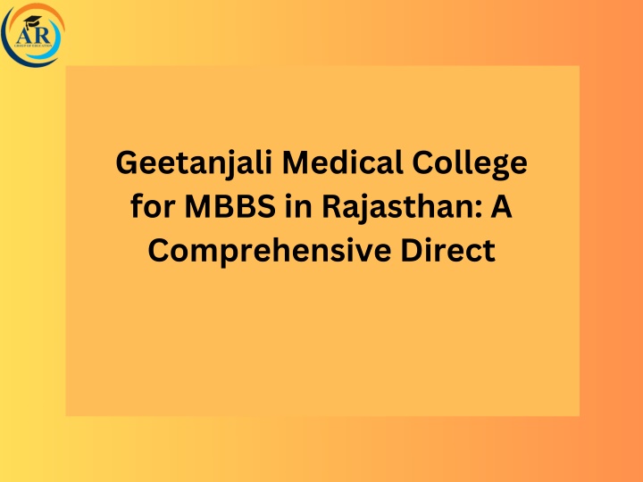 geetanjali medical college for mbbs in rajasthan n.w