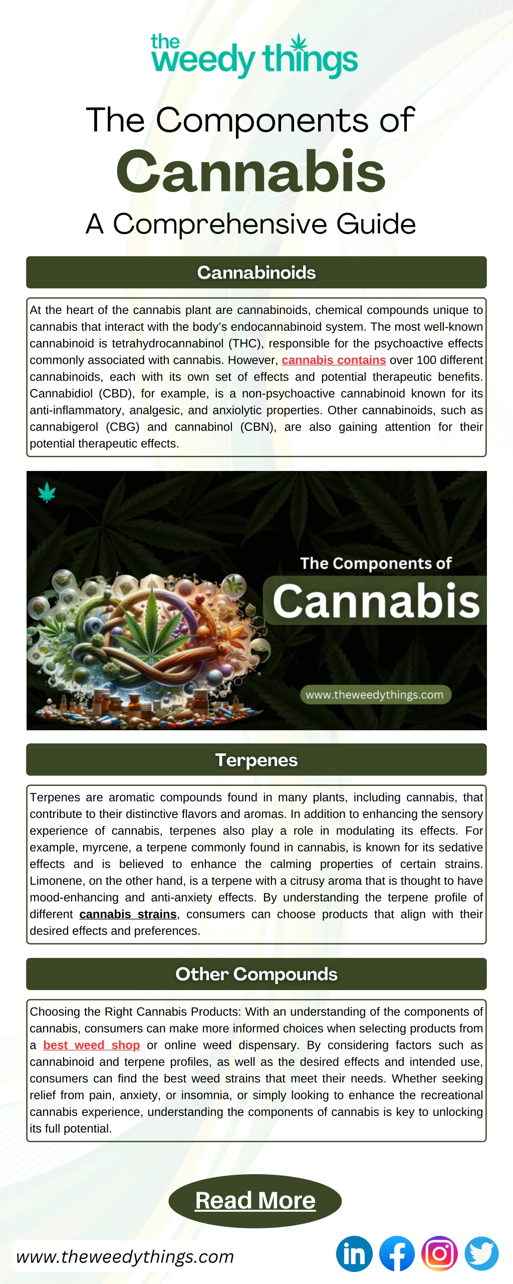 the components of cannabis l.w