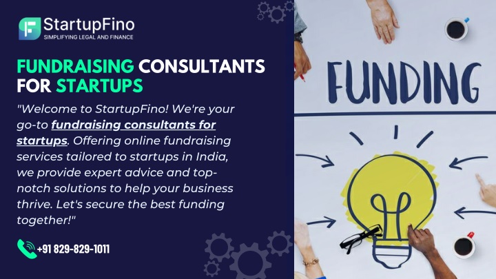 fundraising consultants for startups welcome n.w