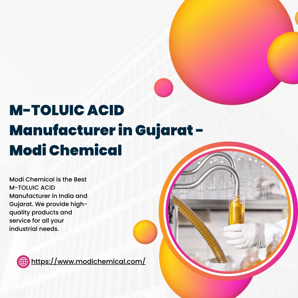 m toluic acid manufacturer in gujarat modi l.w