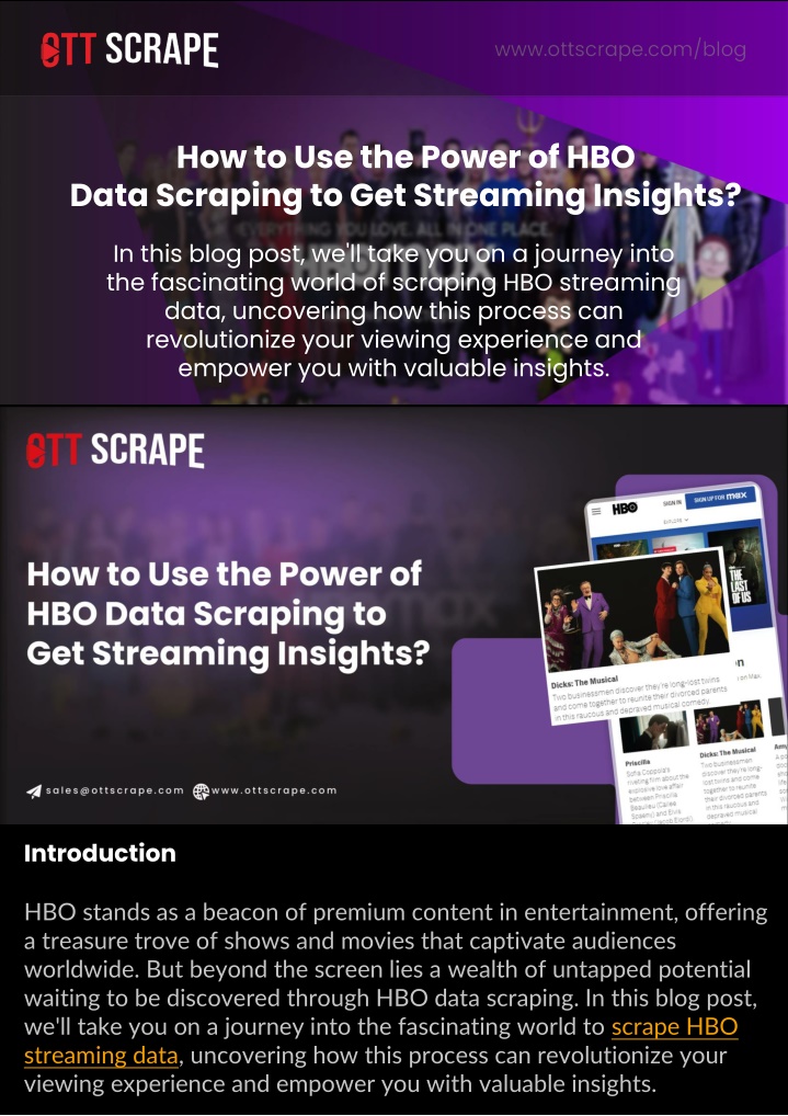 how to use the power of hbo data scraping n.w