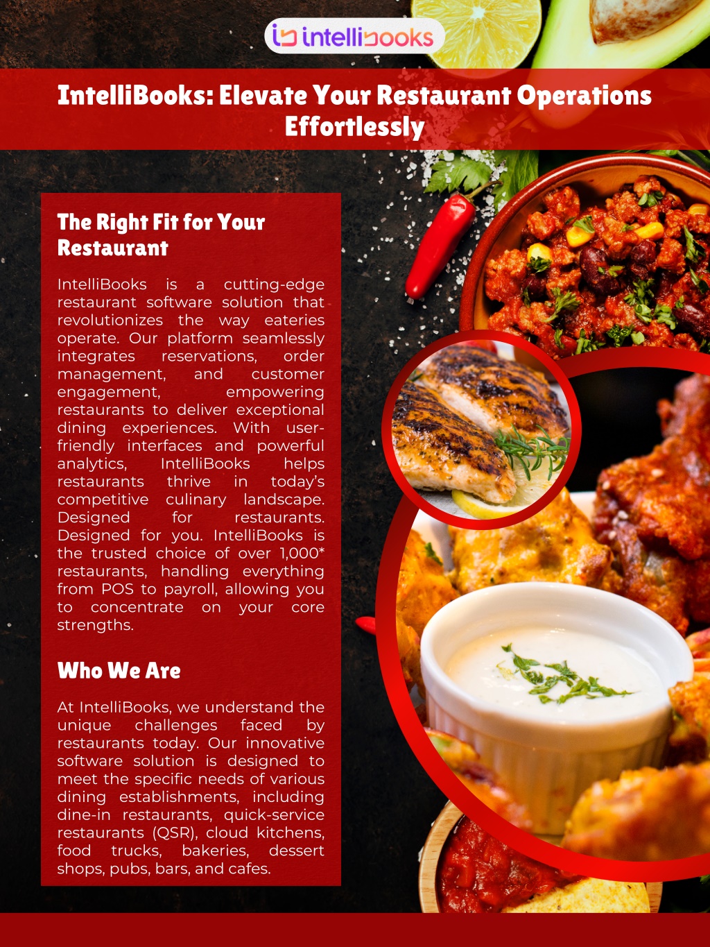 intellibooks elevate your restaurant operations l.w