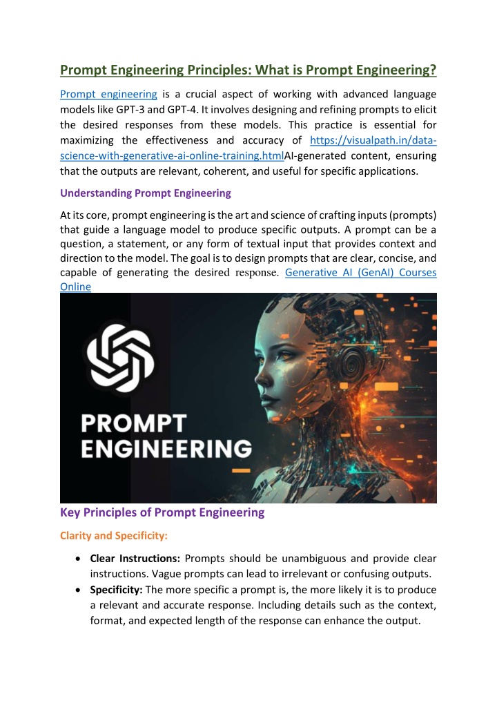 prompt engineering principles what is prompt n.w