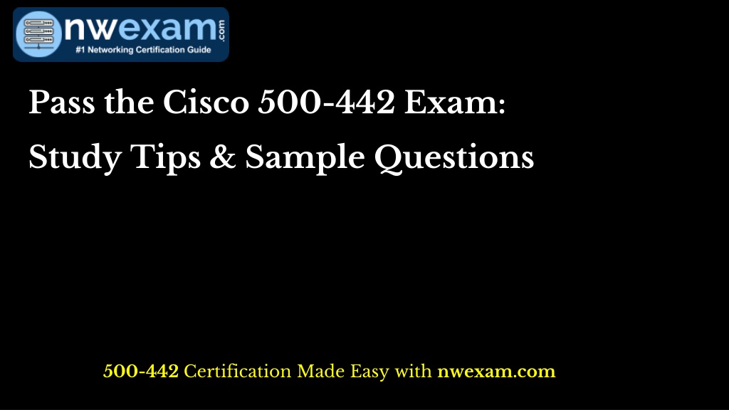 pass the cisco 500 442 exam l.w