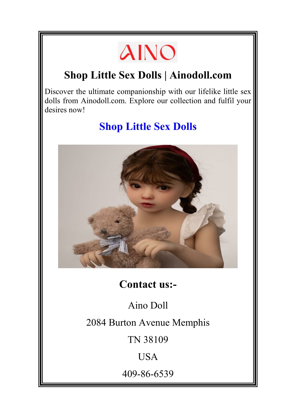 shop little sex dolls ainodoll com l.w