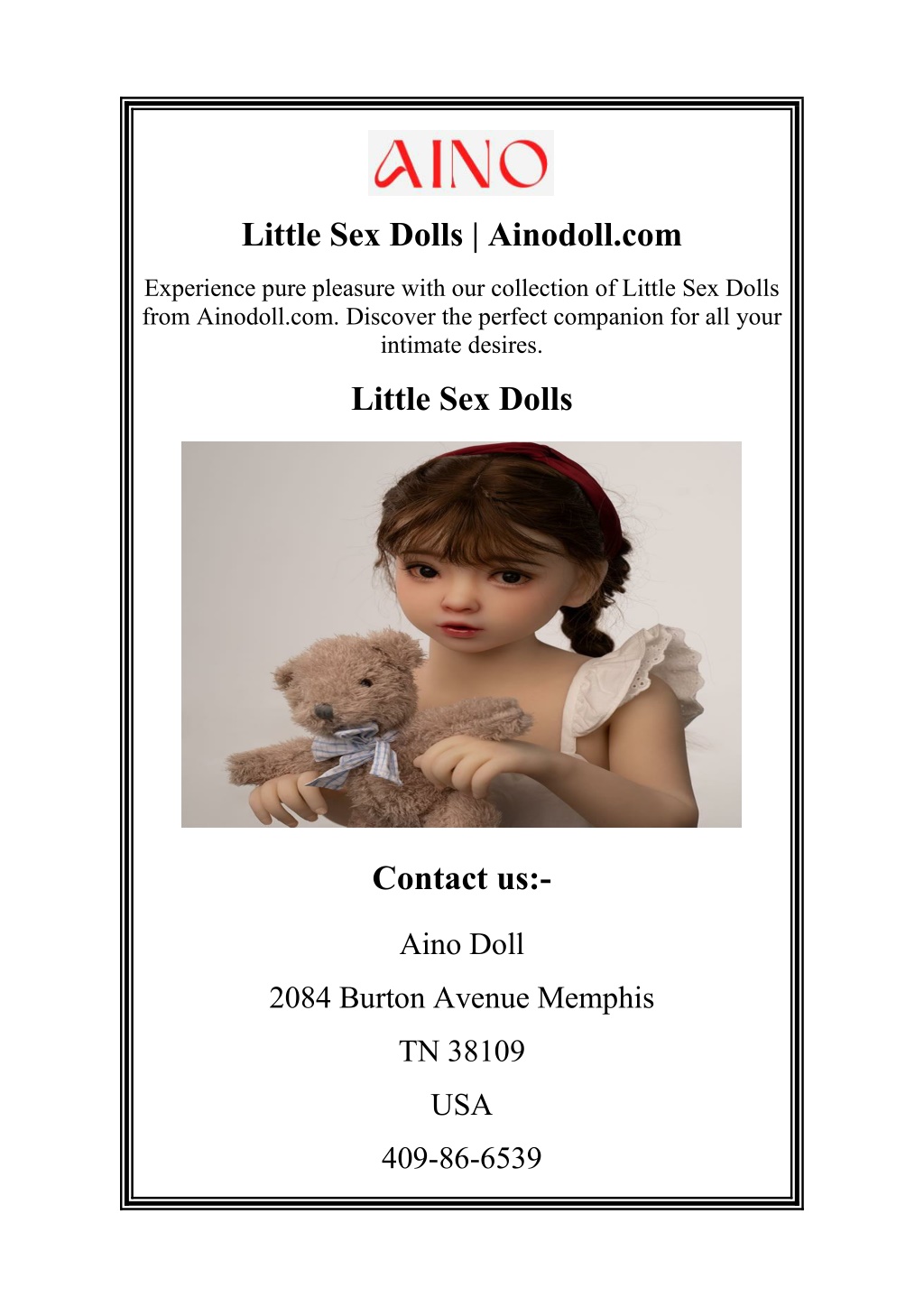 little sex dolls ainodoll com l.w