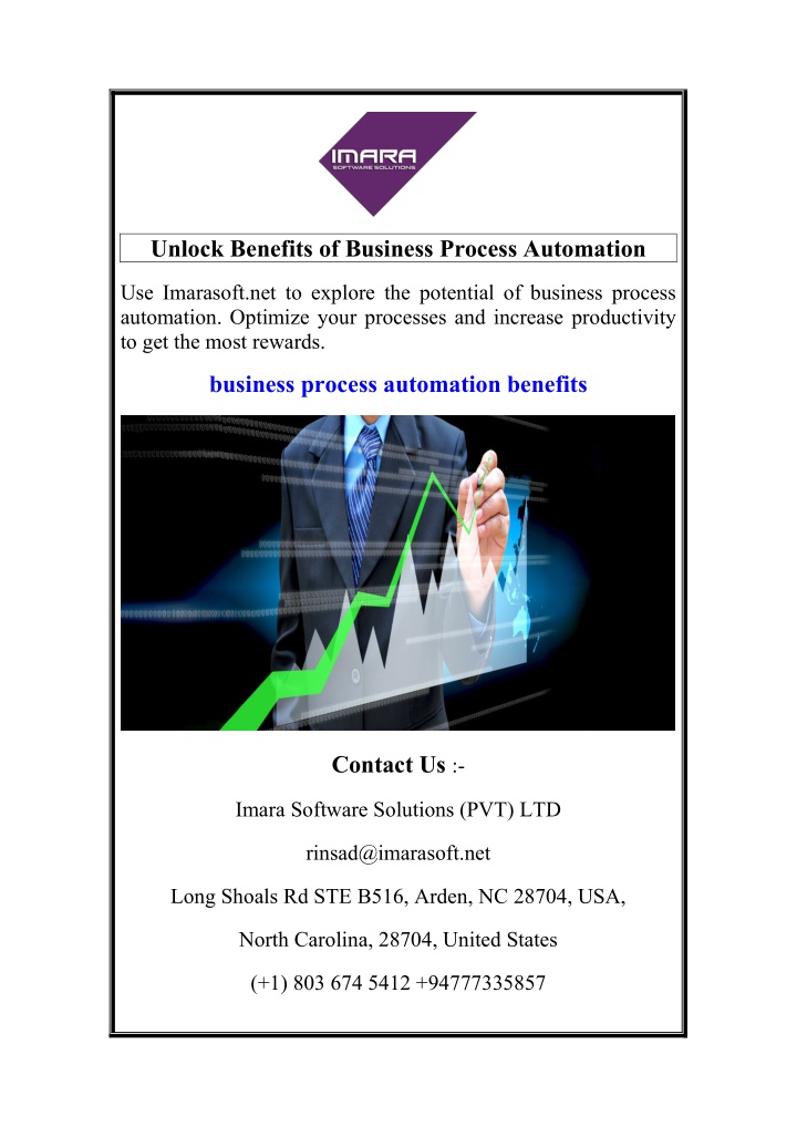 unlock benefits of business process automation n.w