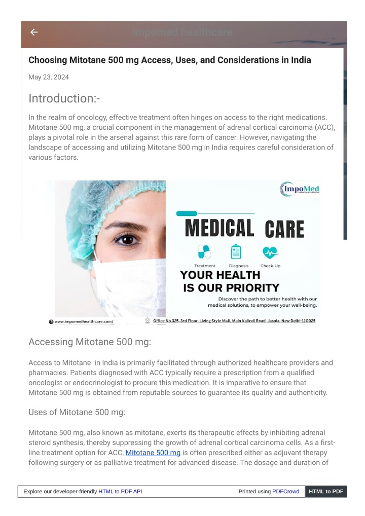 impomed healthcare n.w