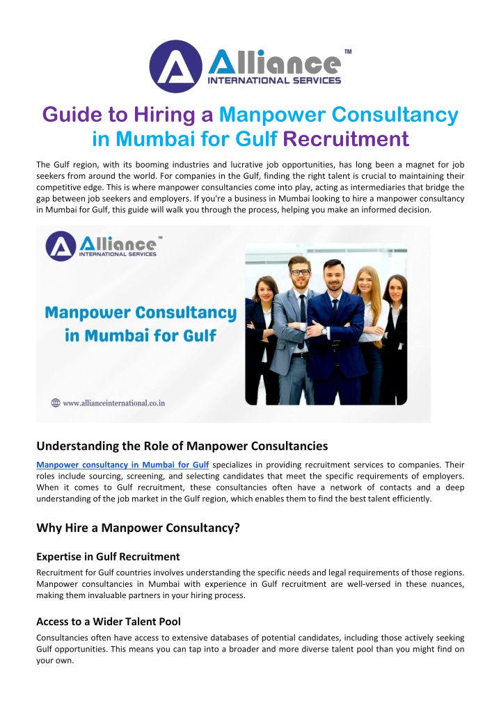 guide to hiring a manpower consultancy in mumbai n.w