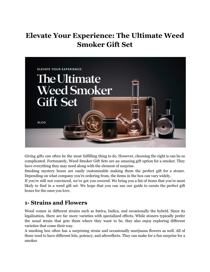 elevate your experience the ultimate weed smoker n.w