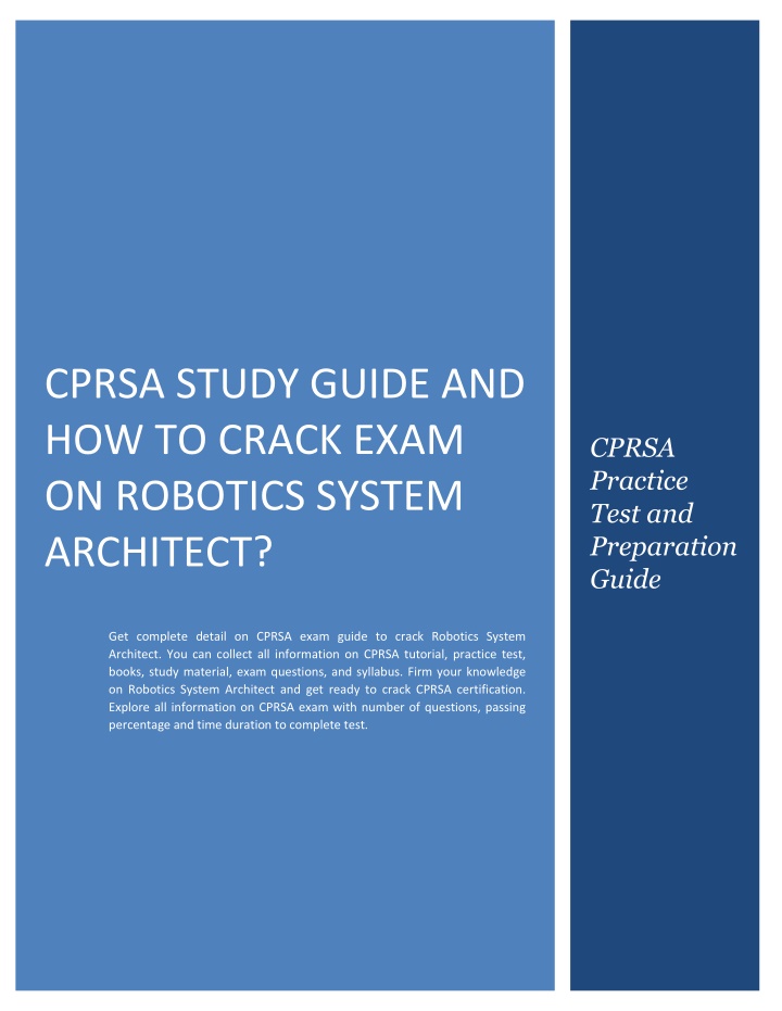 cprsa study guide and how to crack exam n.w