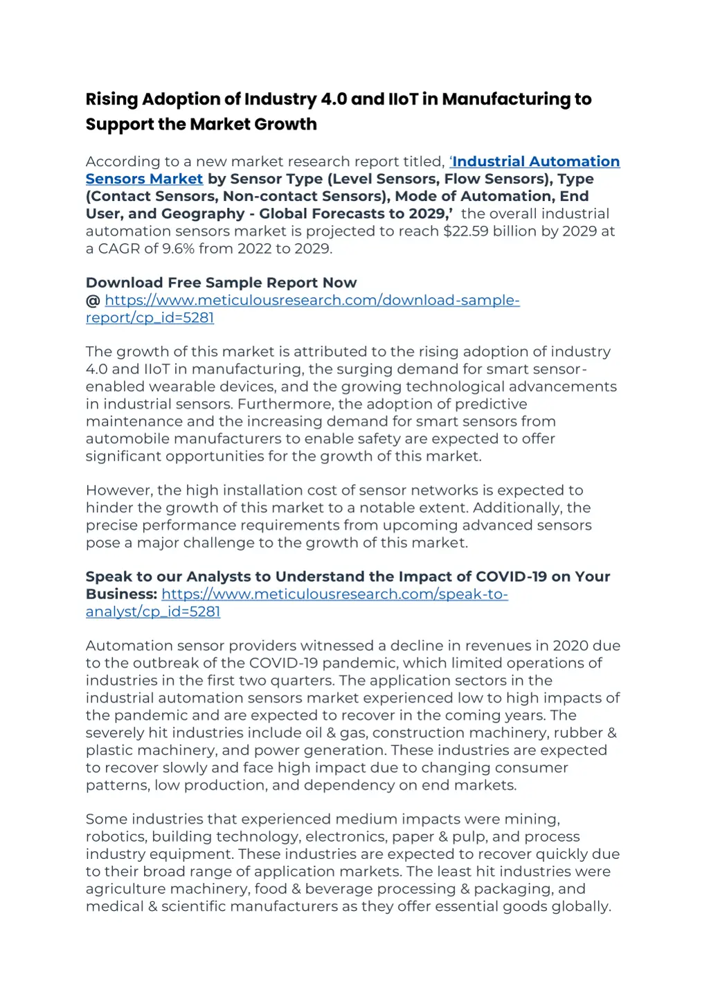 rising adoption of industry 4 0 and iiot n.