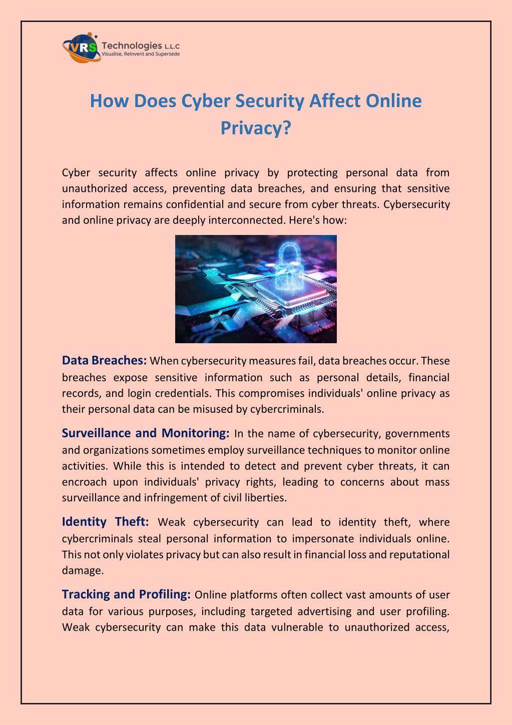 how does cyber security affect online privacy l.w