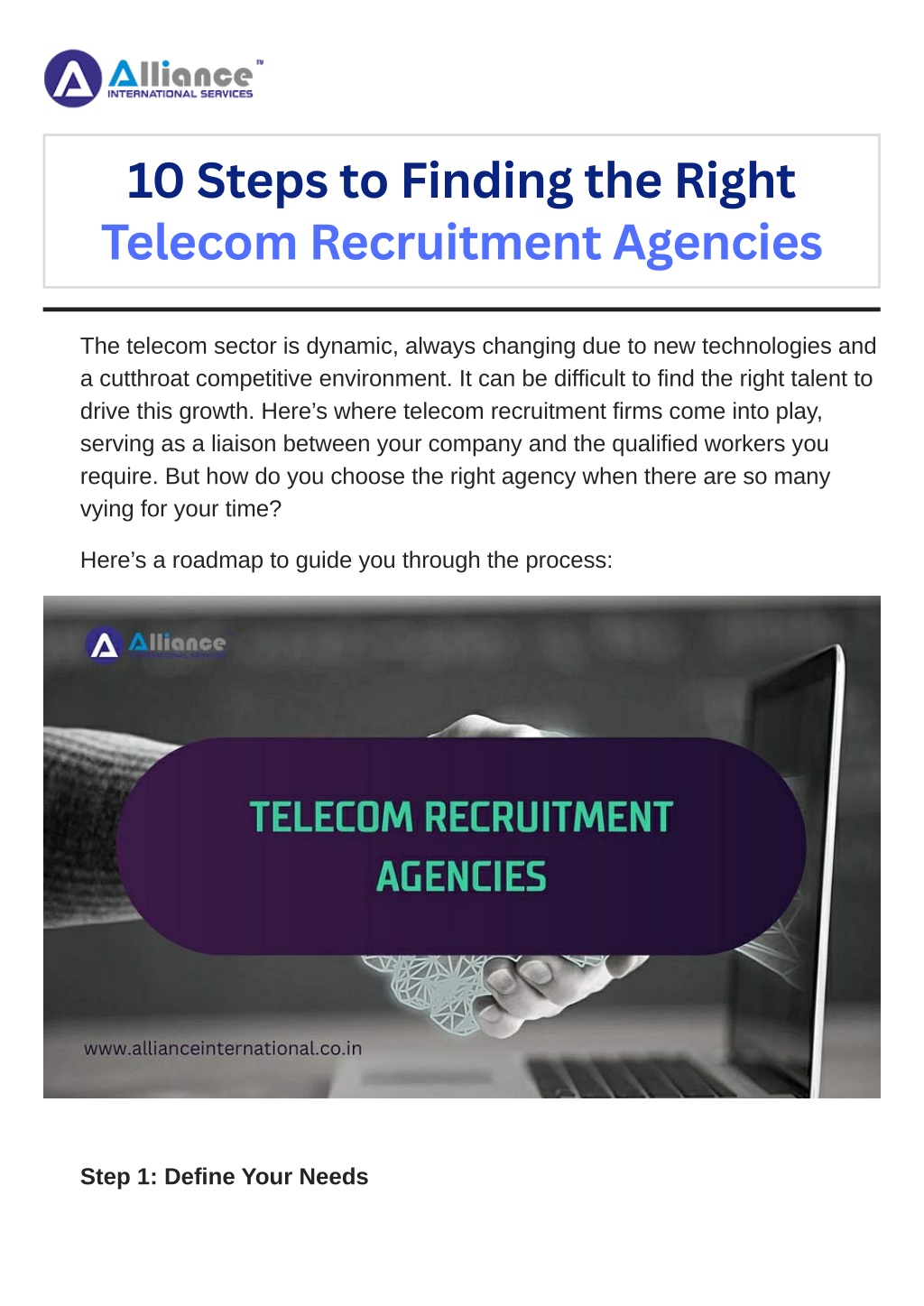 10 steps to finding the right telecom recruitment l.w