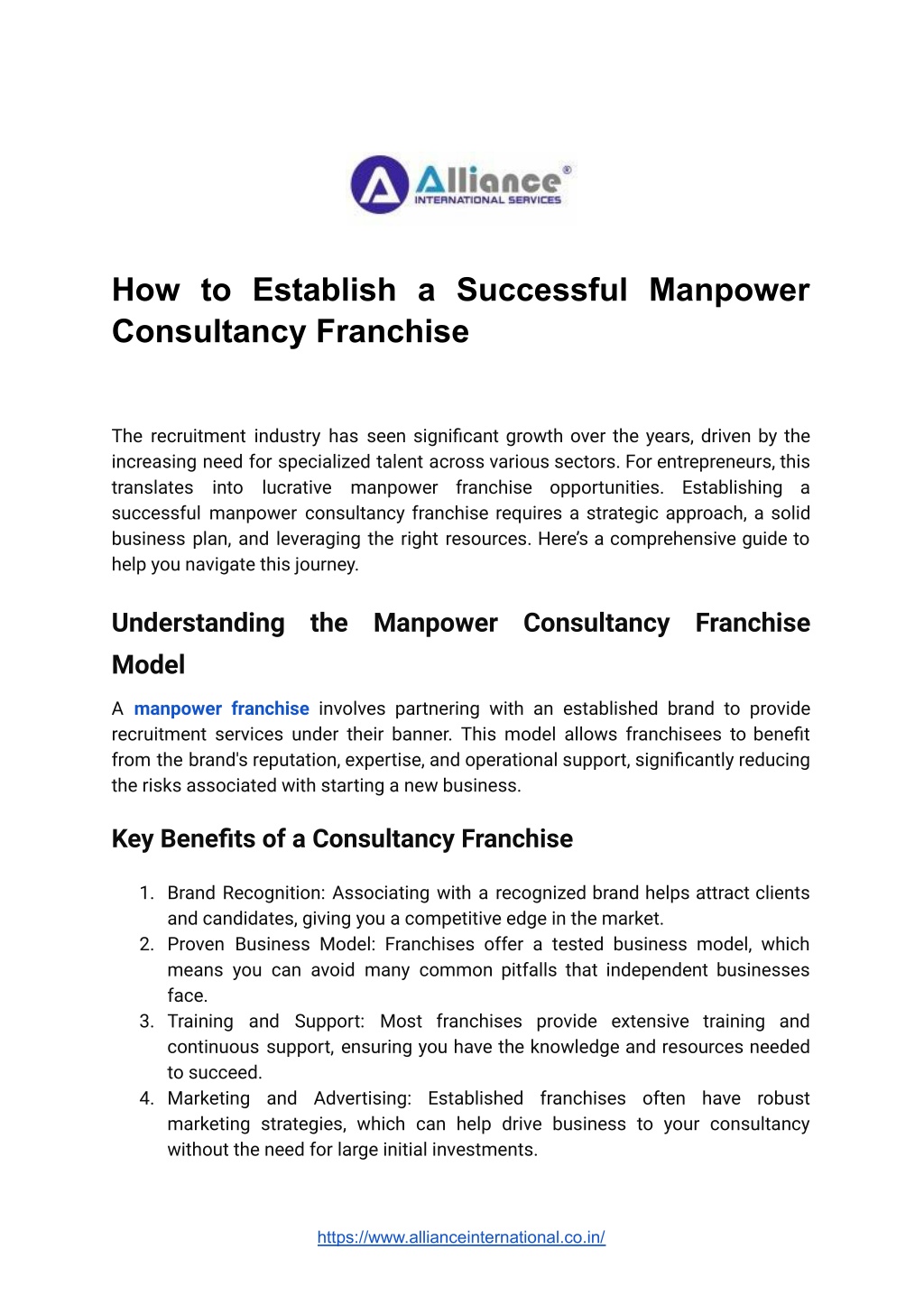 how to establish a successful manpower l.w