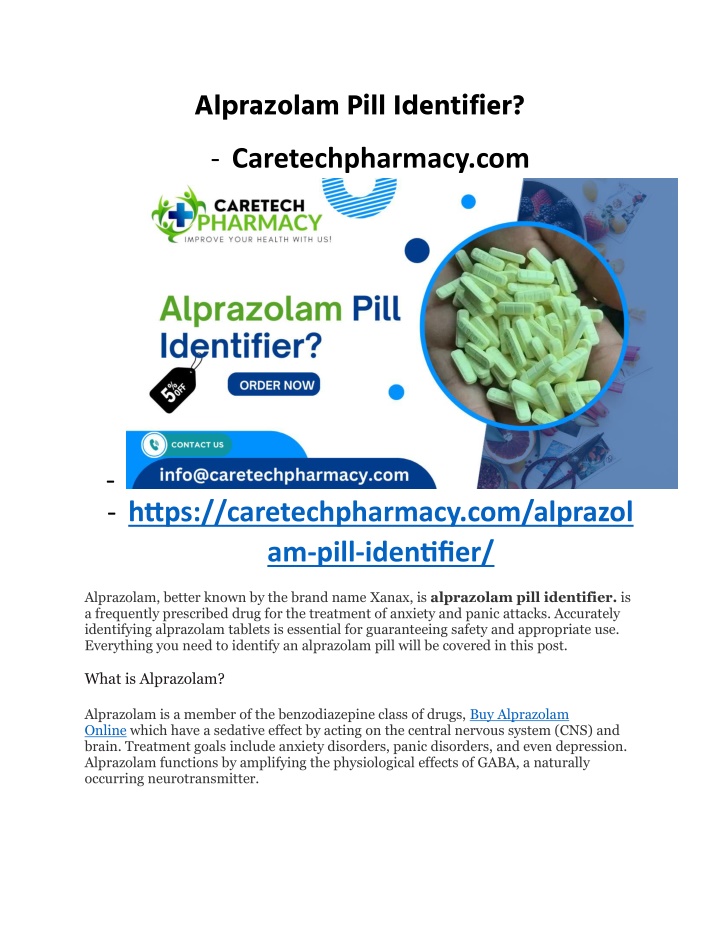 alprazolam pill identifier caretechpharmacy com n.w