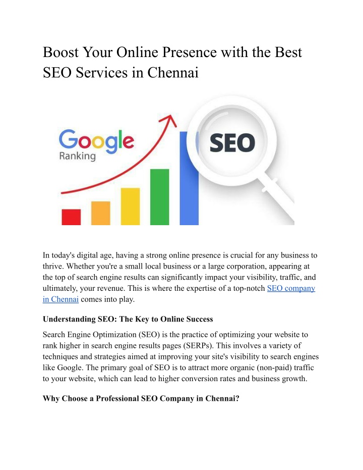 boost your online presence with the best n.w