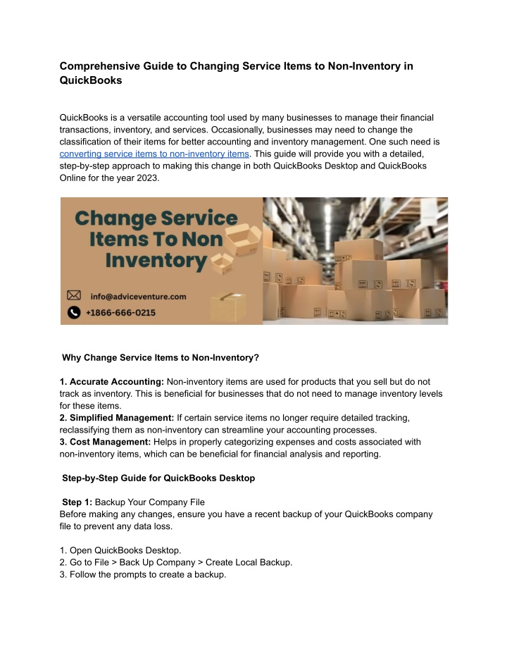 comprehensive guide to changing service items n.w