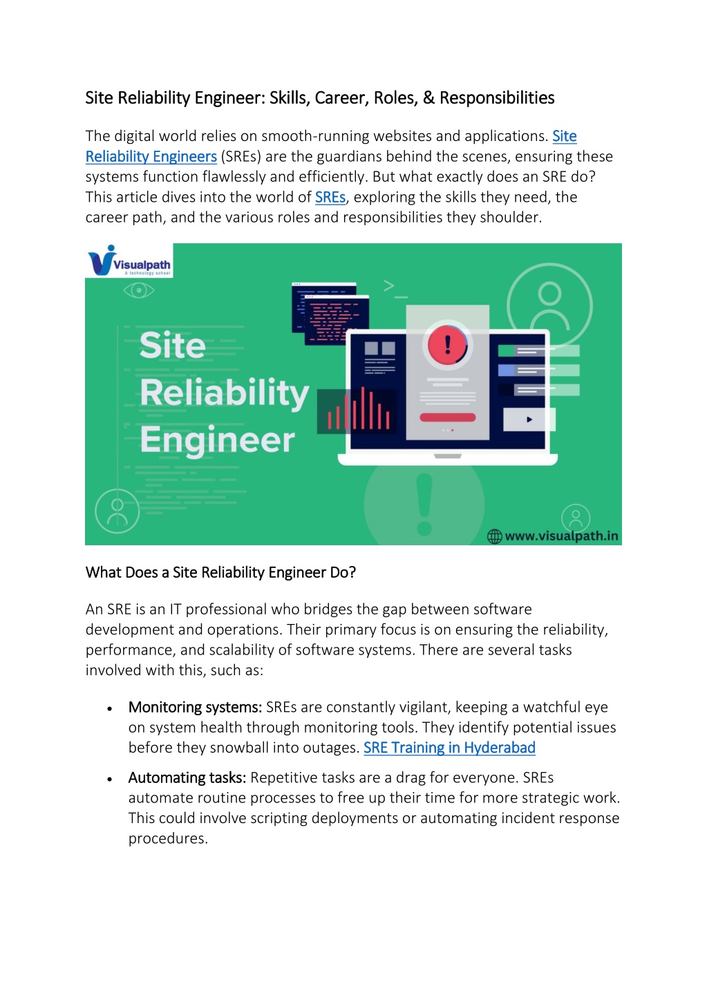 site reliability engin site reliability engineer l.w