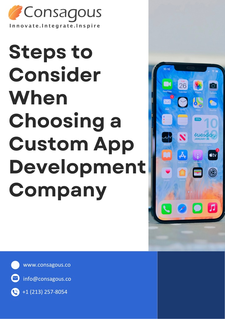 steps to consider when choosing a custom n.w