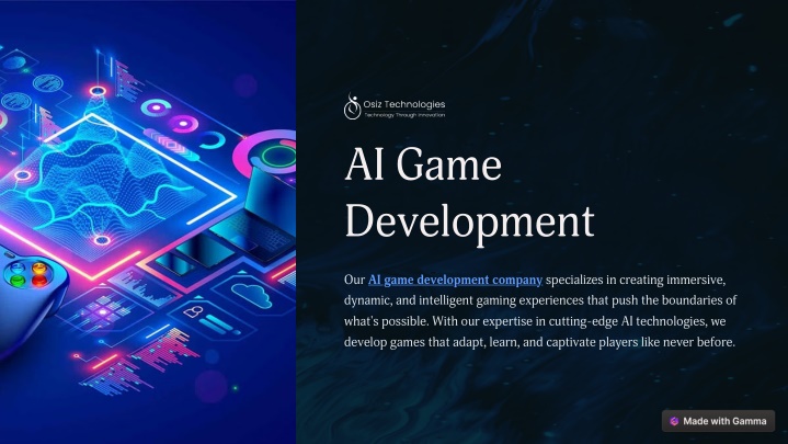 ai game development n.w