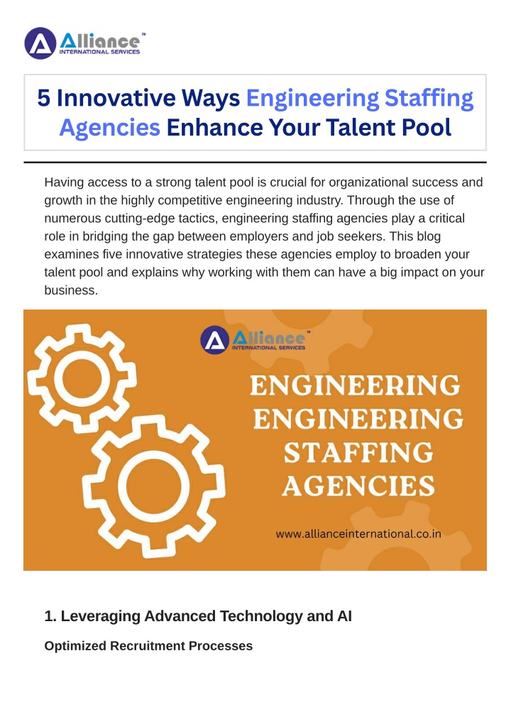 5 innovative ways engineering staffing agencies n.w