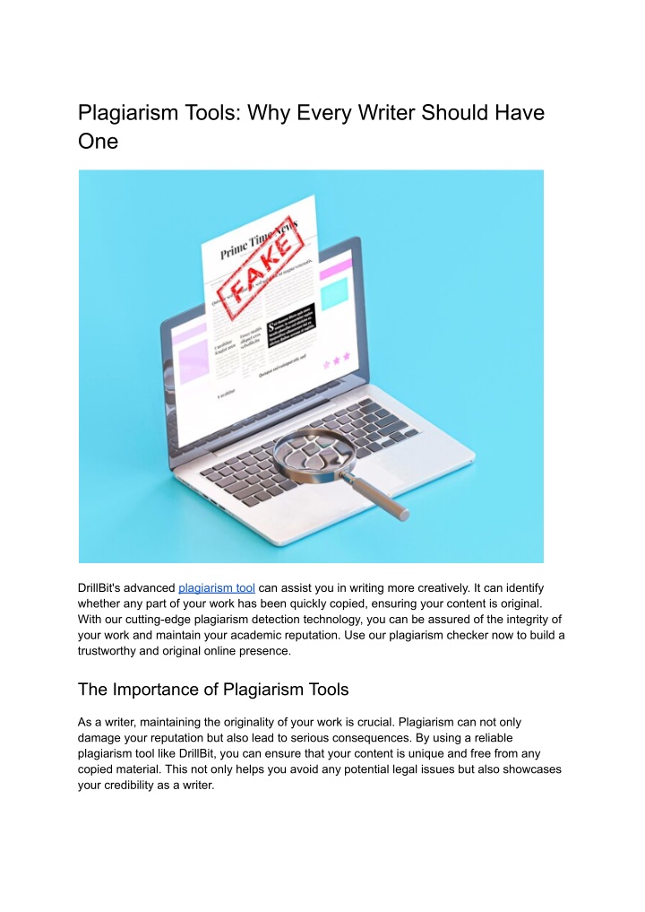 plagiarism tools why every writer should have one n.w