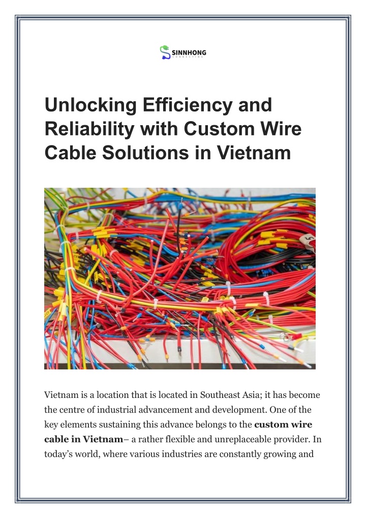 unlocking efficiency and reliability with custom n.w