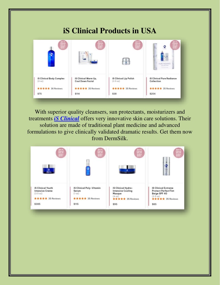 is clinical products in usa n.w