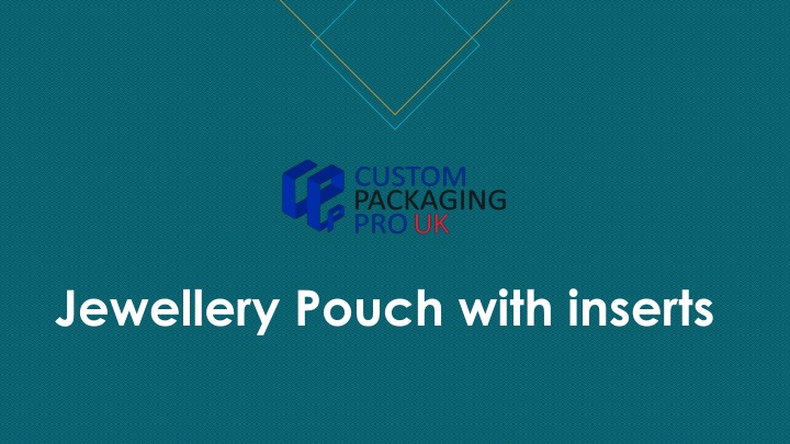 Jewellery Pouch with inserts