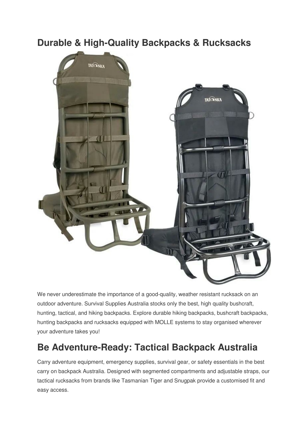 durable high quality backpacks rucksacks l.w