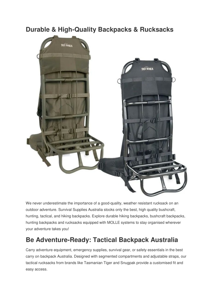 durable high quality backpacks rucksacks n.w