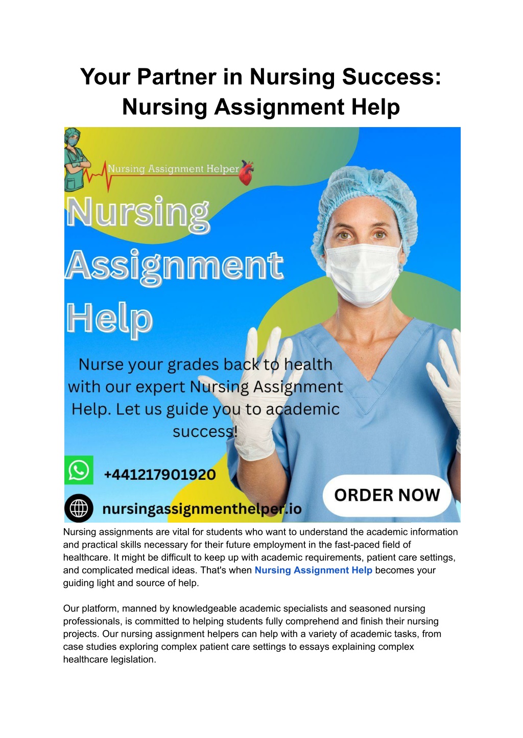 your partner in nursing success nursing l.w