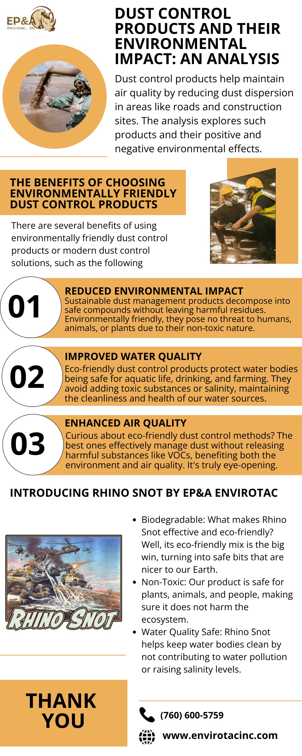 dust control products and their environmental l.w