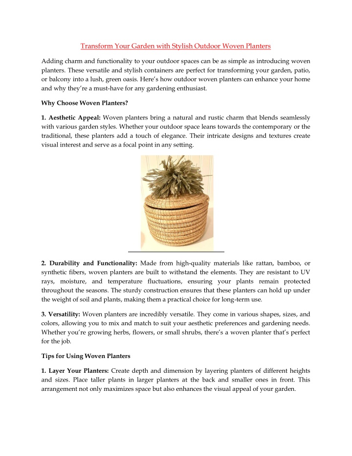 transform your garden with stylish outdoor woven n.w