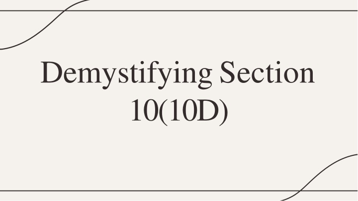 Section 10(10D)