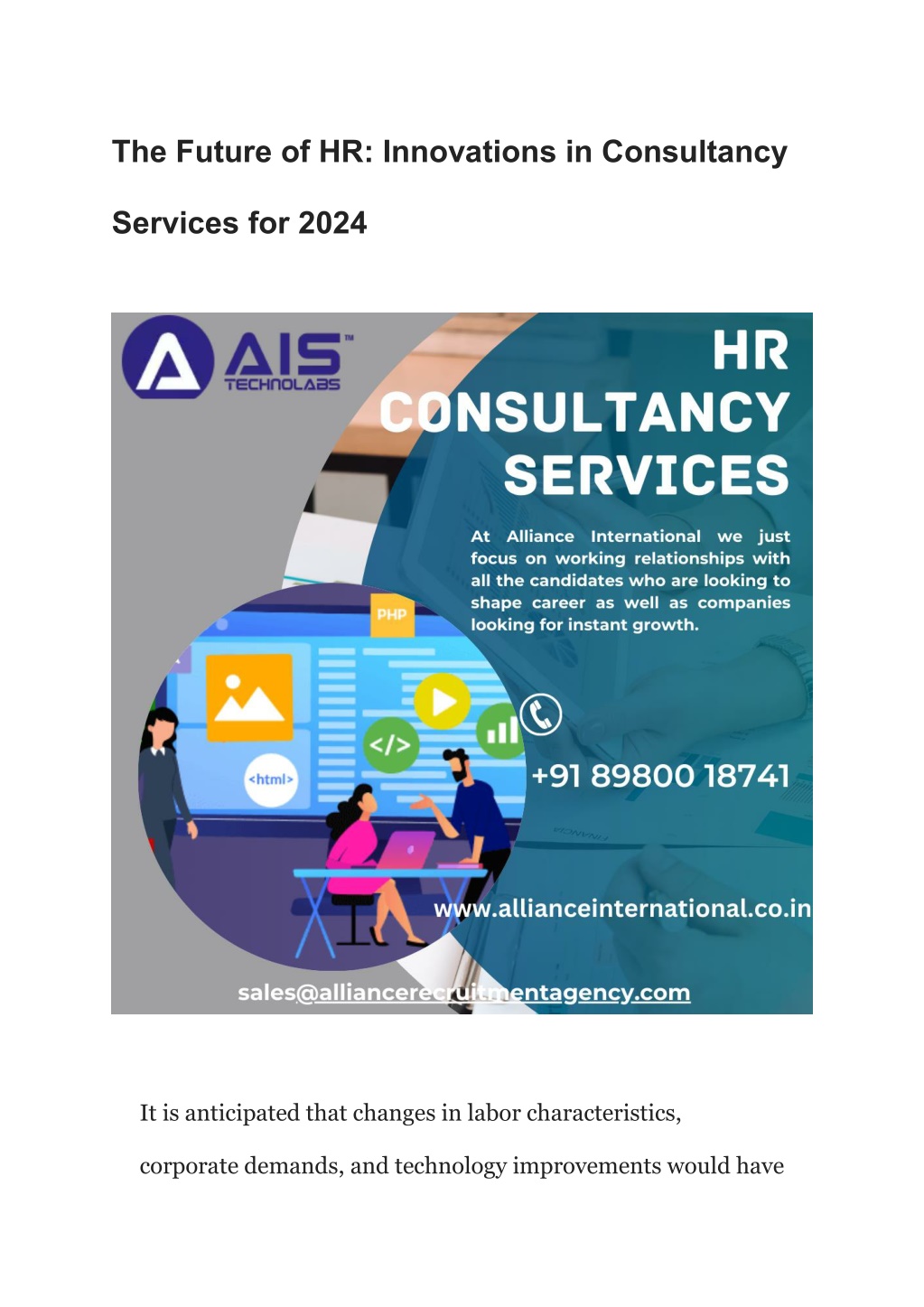 the future of hr innovations in consultancy l.w