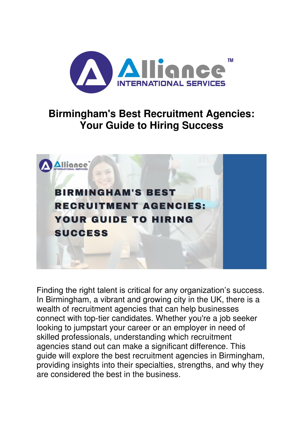 birmingham s best recruitment agencies your guide l.w