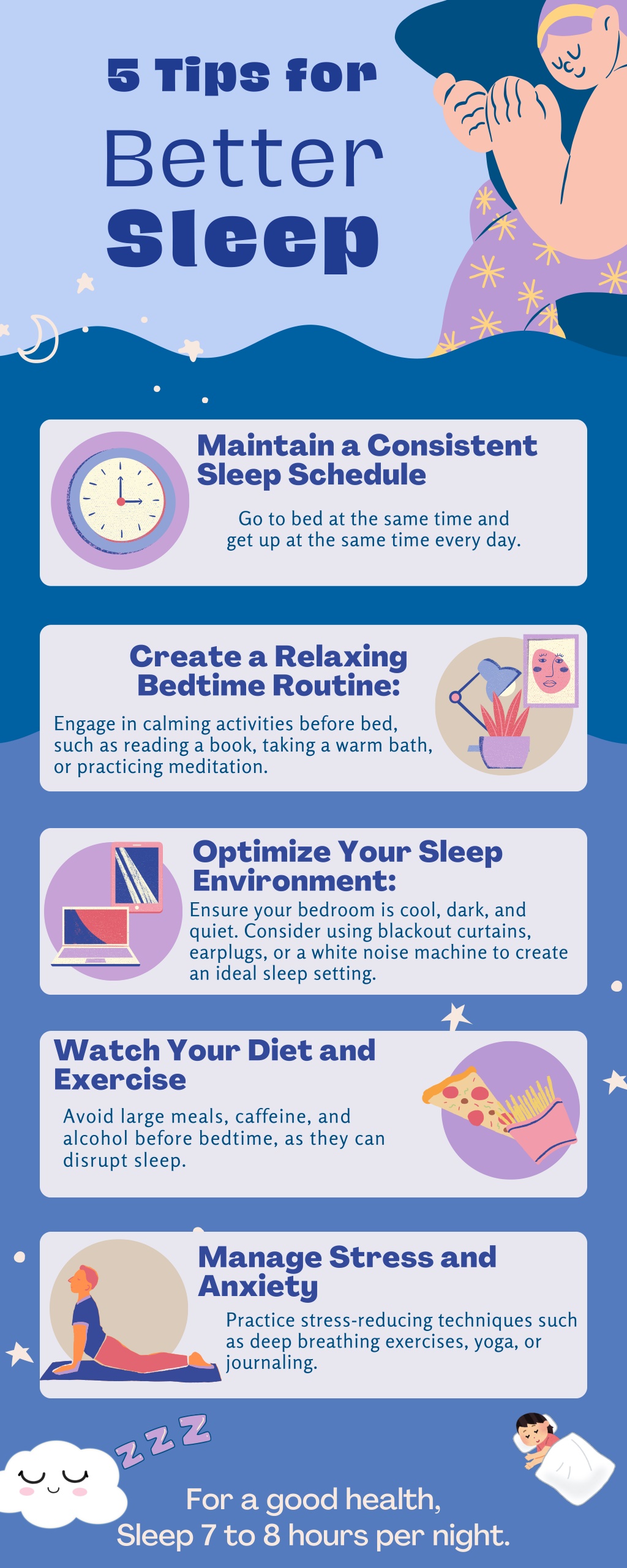 5 tips for better sleep l.w