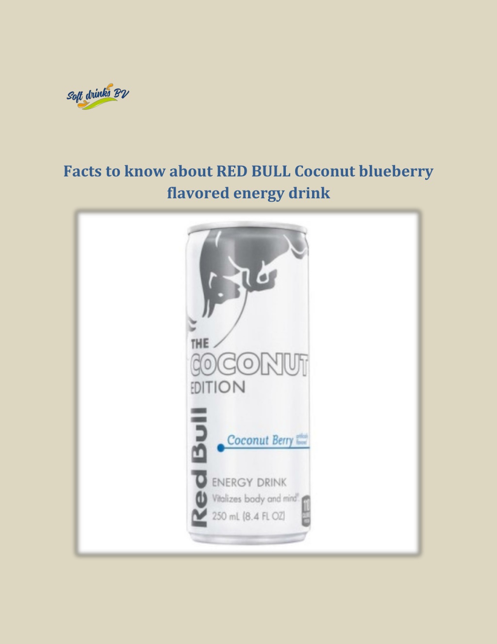 facts to know about red bull coconut blueberry l.w
