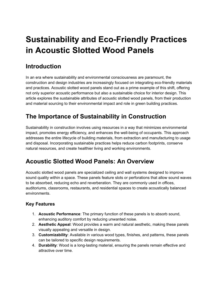 sustainability and eco friendly practices n.w