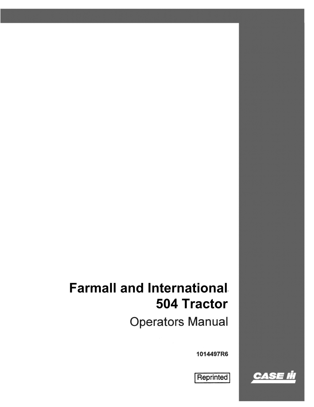 farmall and international l.w