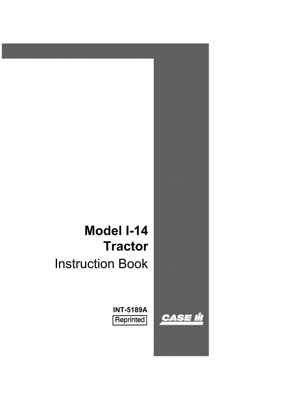 model i 14 tractor l.w