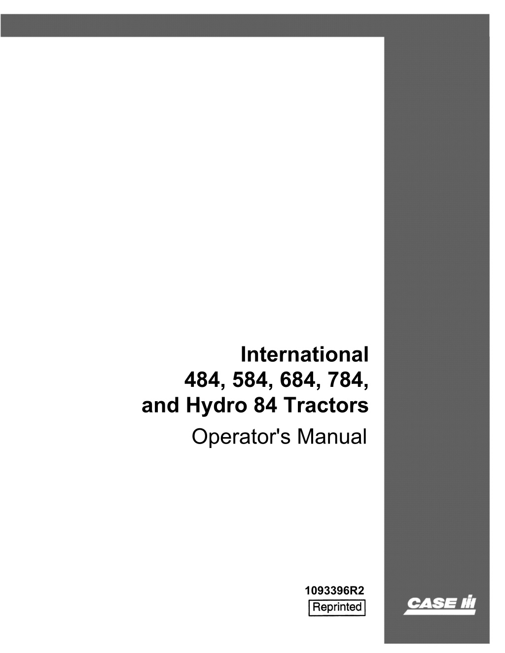 international 484 584 684 784 and hydro l.w