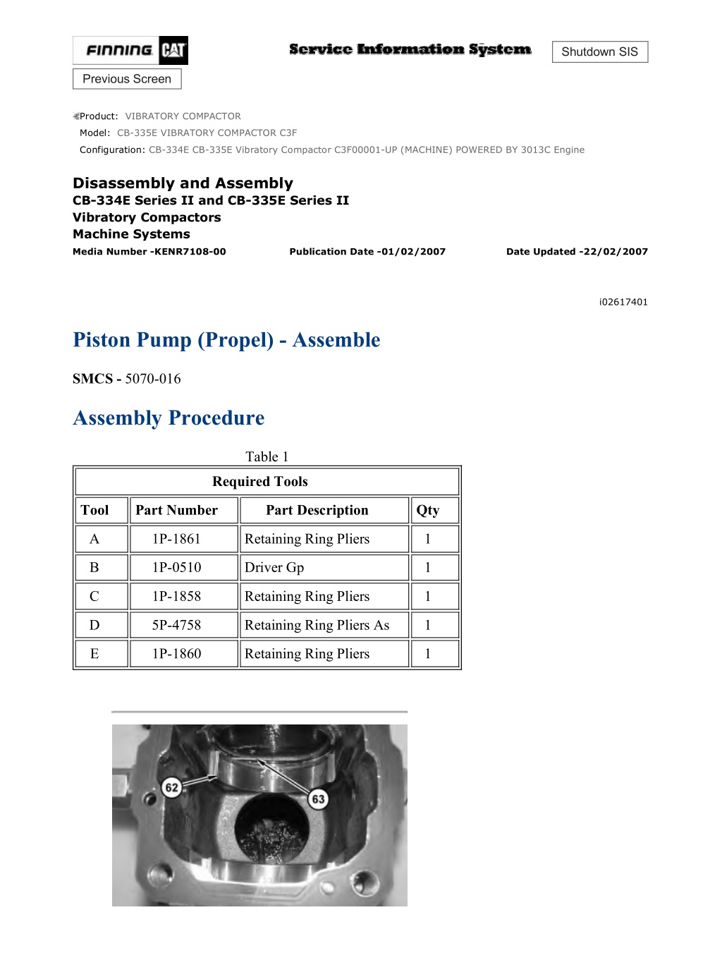 cb 334e cb 335e vibratory compactor c3f00001 l.w