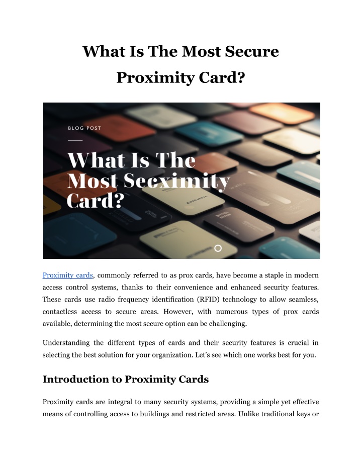 what is the most secure n.w