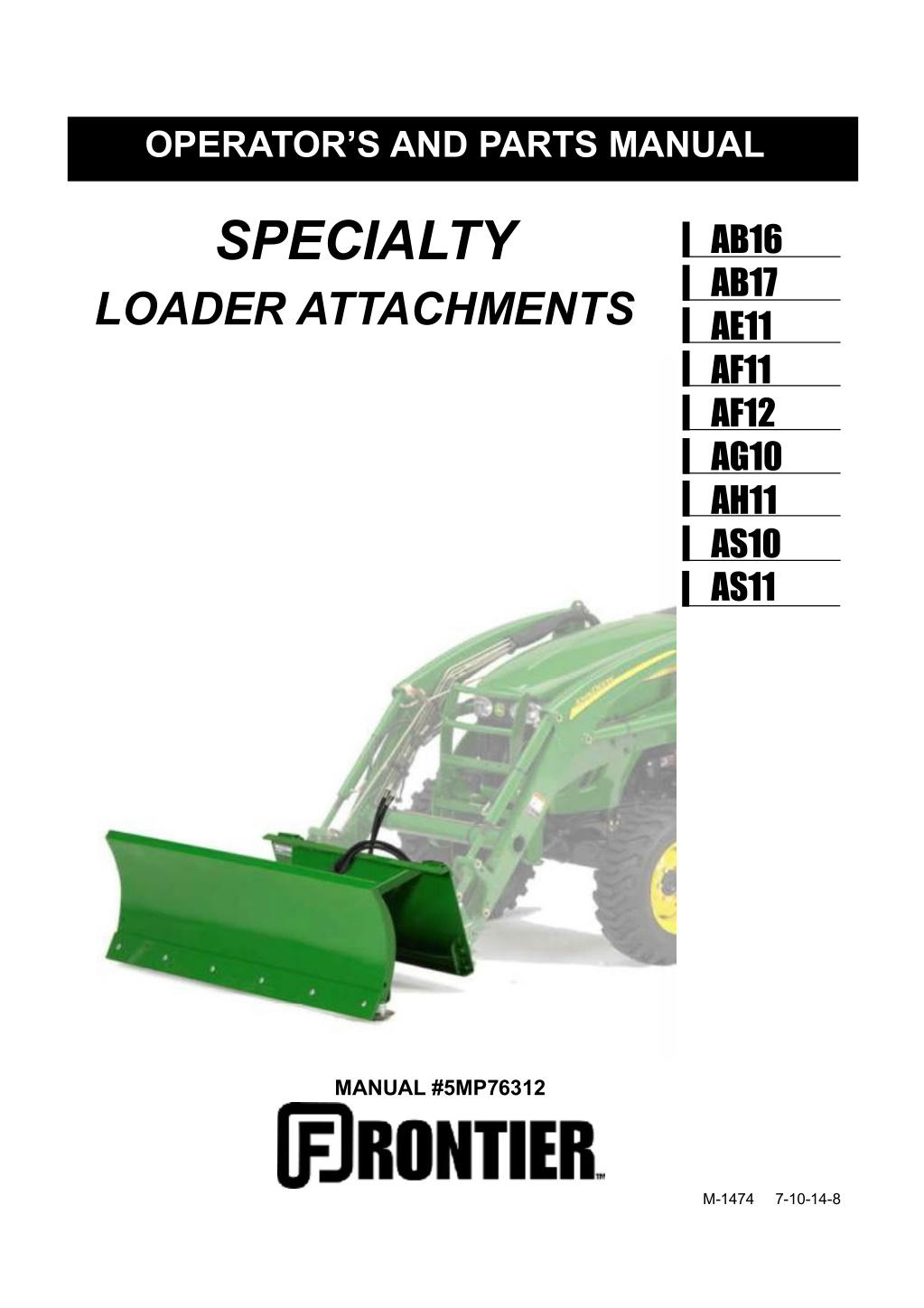 operator s and parts manual l.w