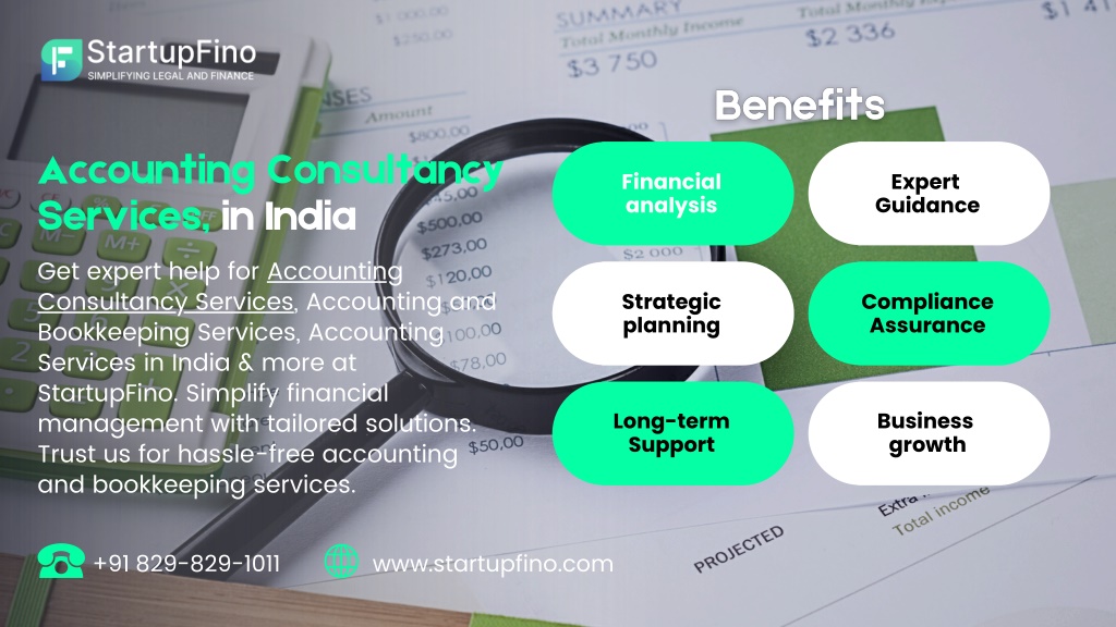 accounting consultancy services in india l.w