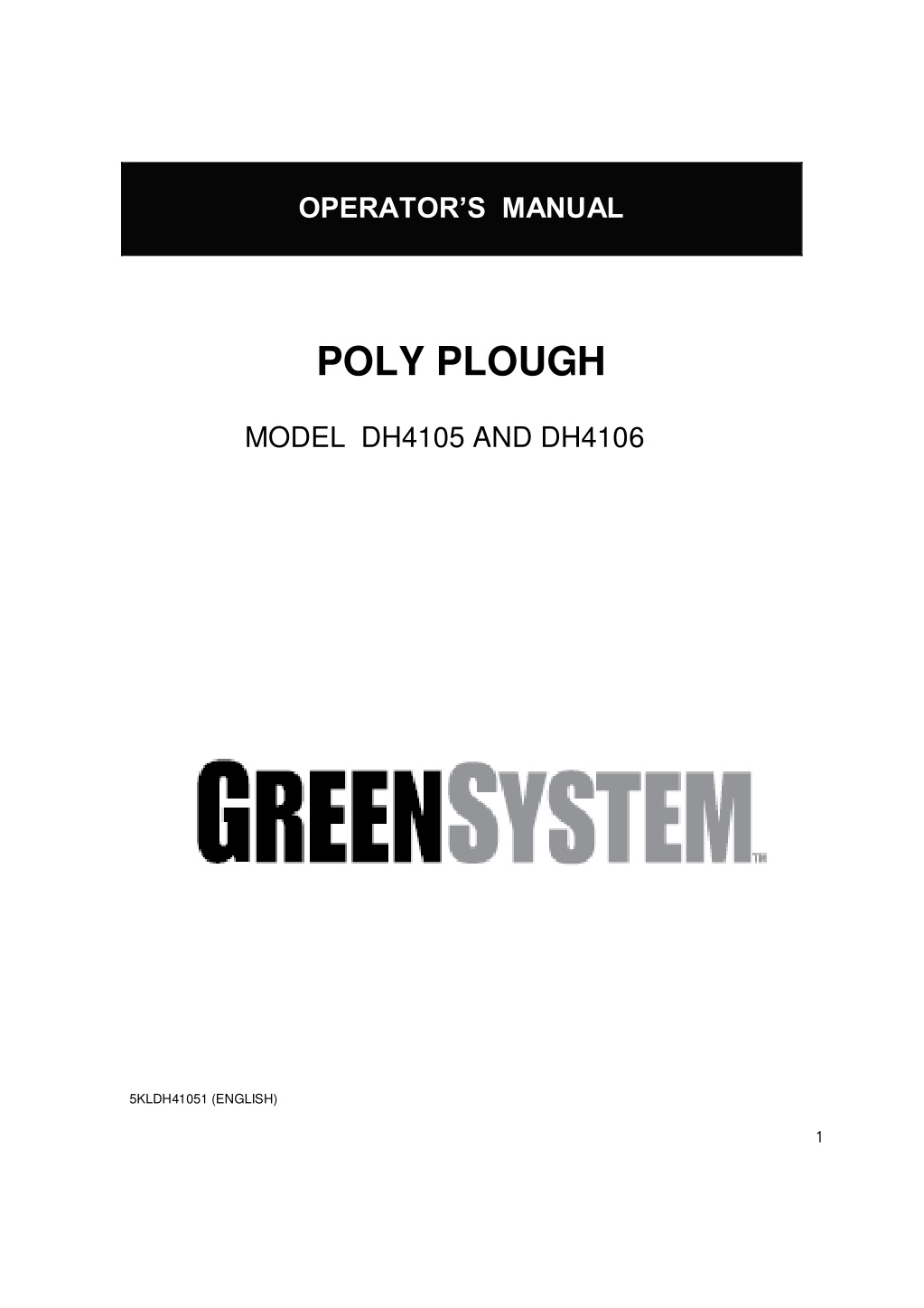 operator s manual l.w